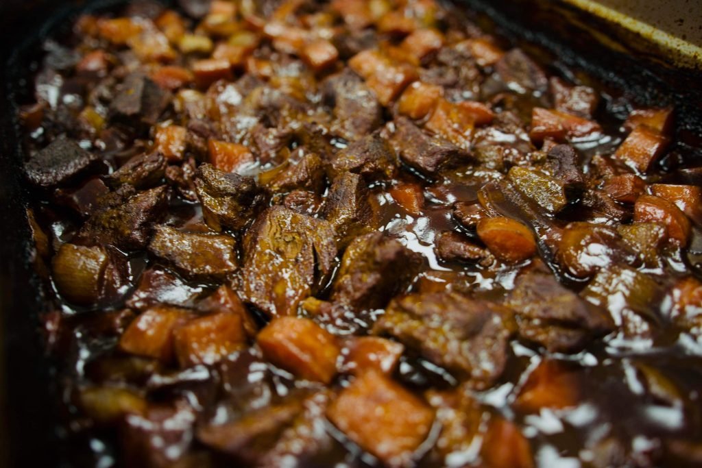 venison stew with carrots